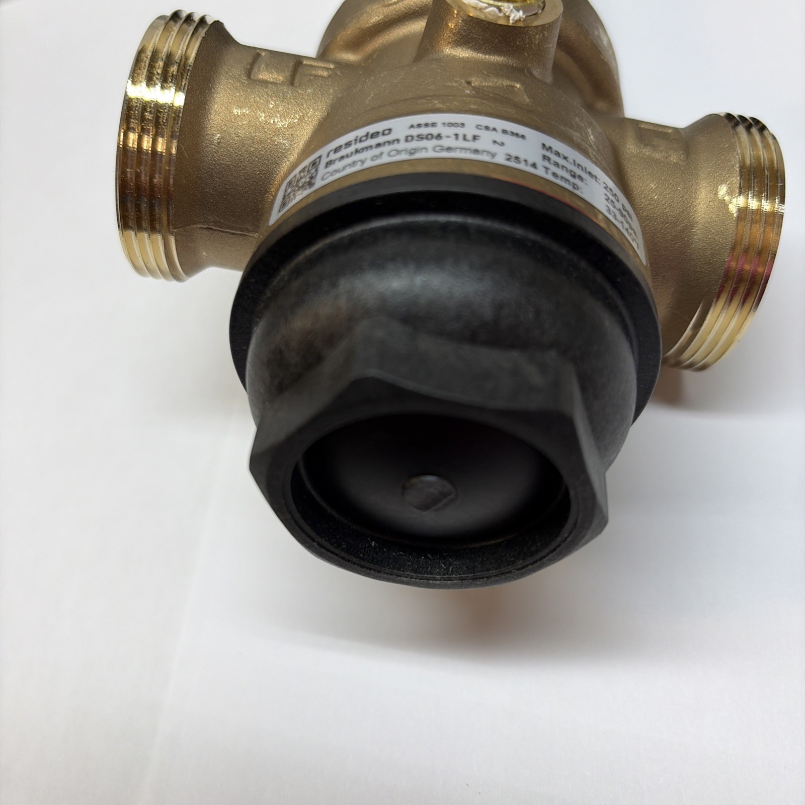 Resideo Braukmann 1″ Dialset PRV Double Union NPT DS06-102-DUT-LF/U