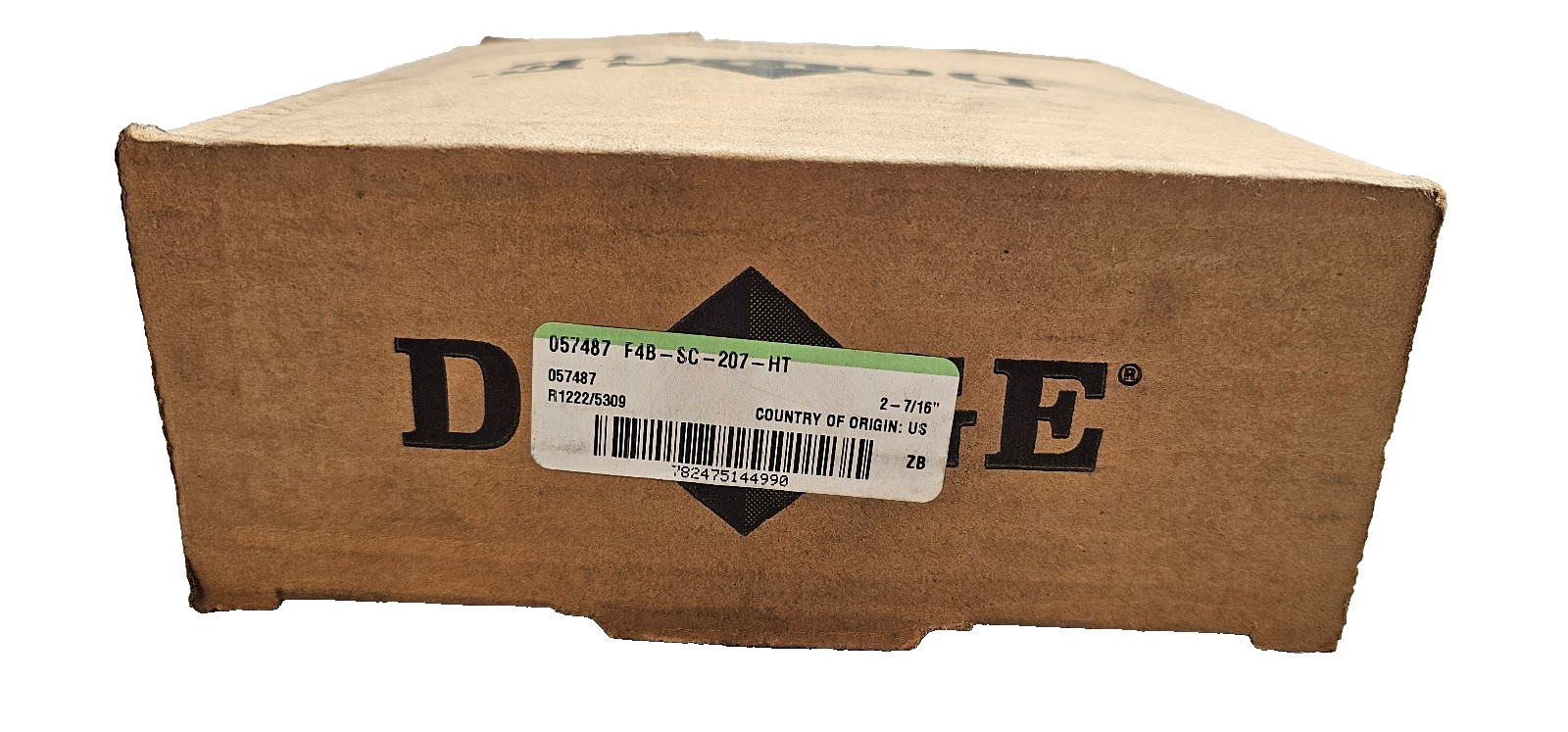 Dodge 057487 F4B-SC-207-HT 4 Bolt Flange Bearing Unit, 2-7/16″ Bore, Sealed