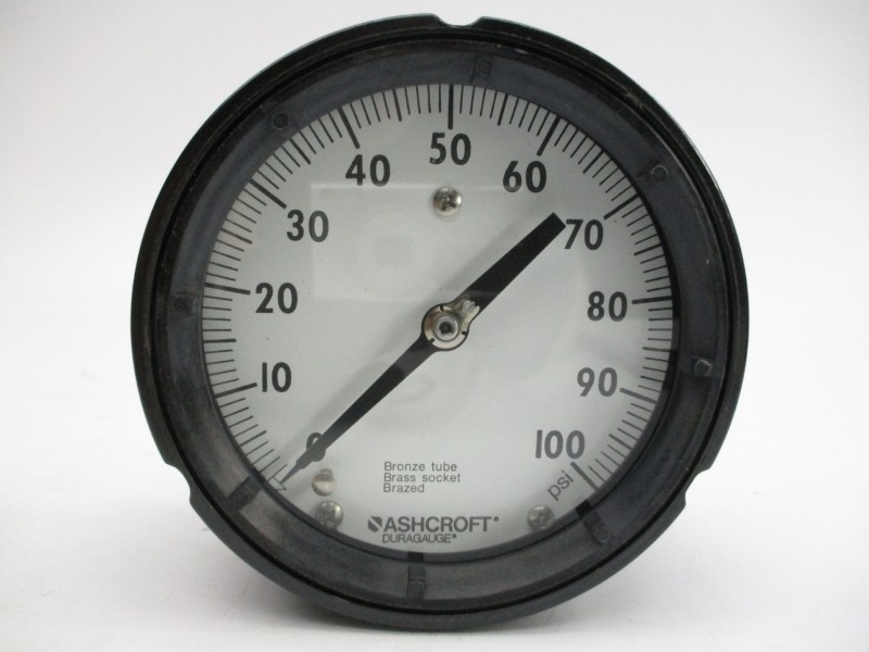 ASHCROFT 45-1279-AS-04B-100# 0-100PSI 4-1/2″ NSMP