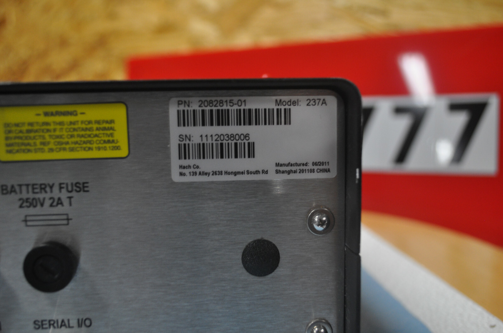 MET ONE 237A-.5-.1-1 LASER PARTICAL COUNTER