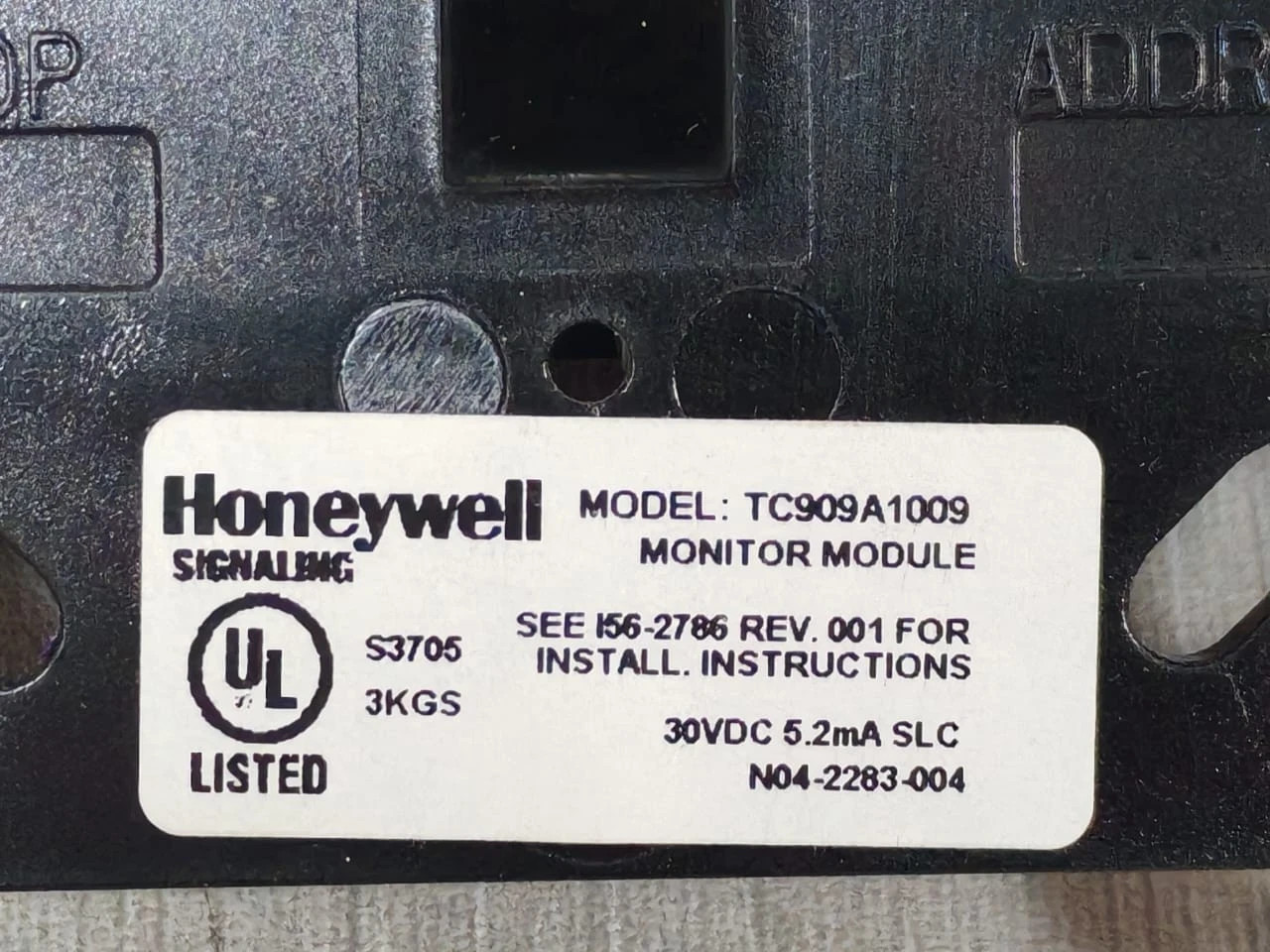 Honeywell TC909A1009 Monitor Module with Eclipse Technology New Unit