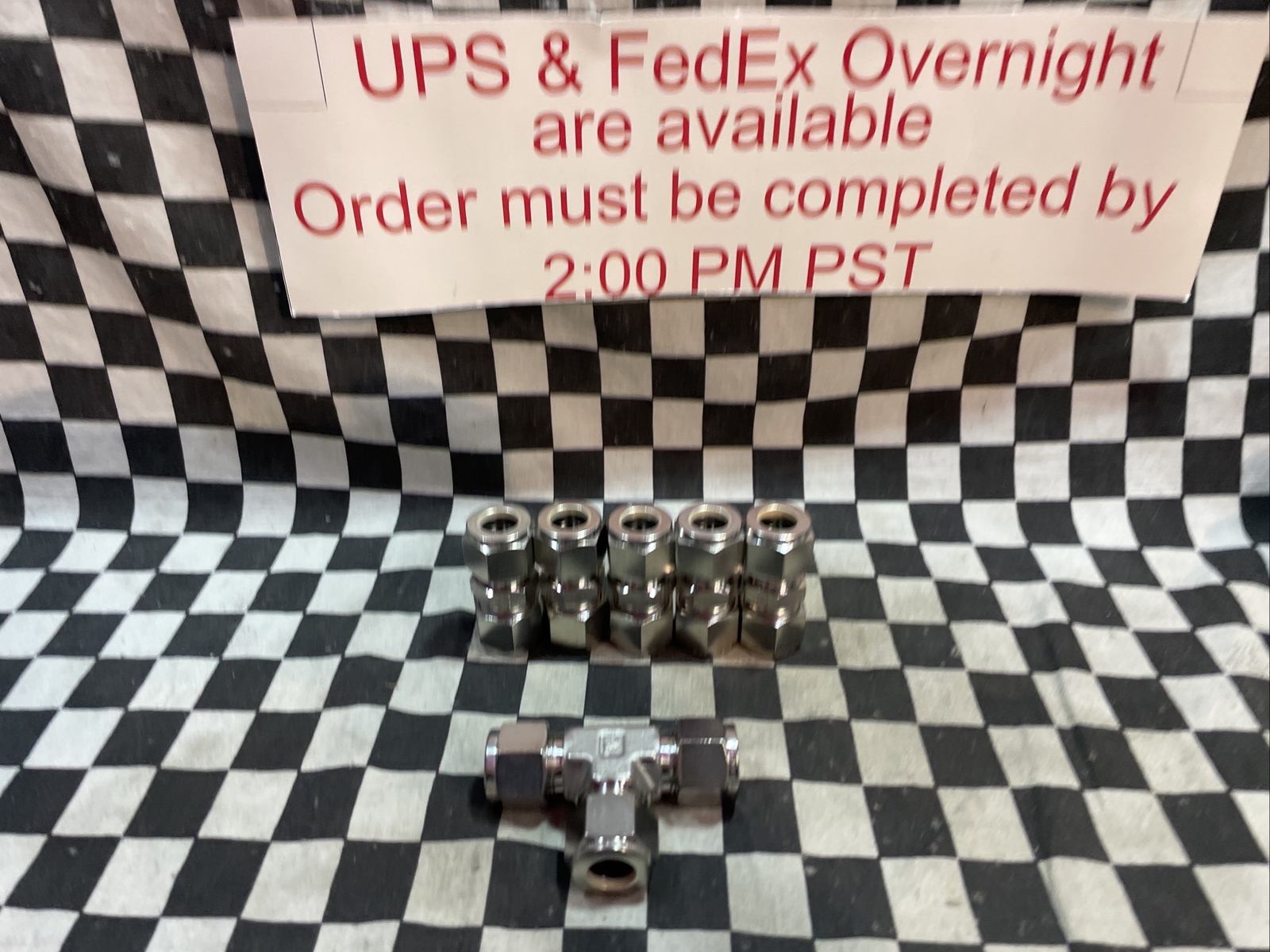 PARKER TEE UNION 1/2″, 8ET8-316 & 8SC8-316 & , LOT OF 6, SHIPSAMEDAY#1637F20