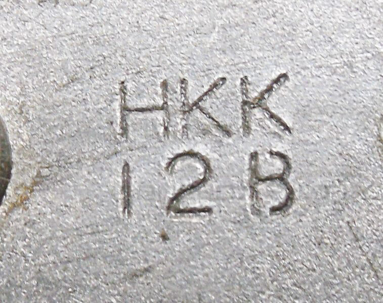 NEW HKK CHAIN 12B-2R 6′ DOUBLE STRAND ROLLER CHAIN W/ CONNECTING LINK *READ*