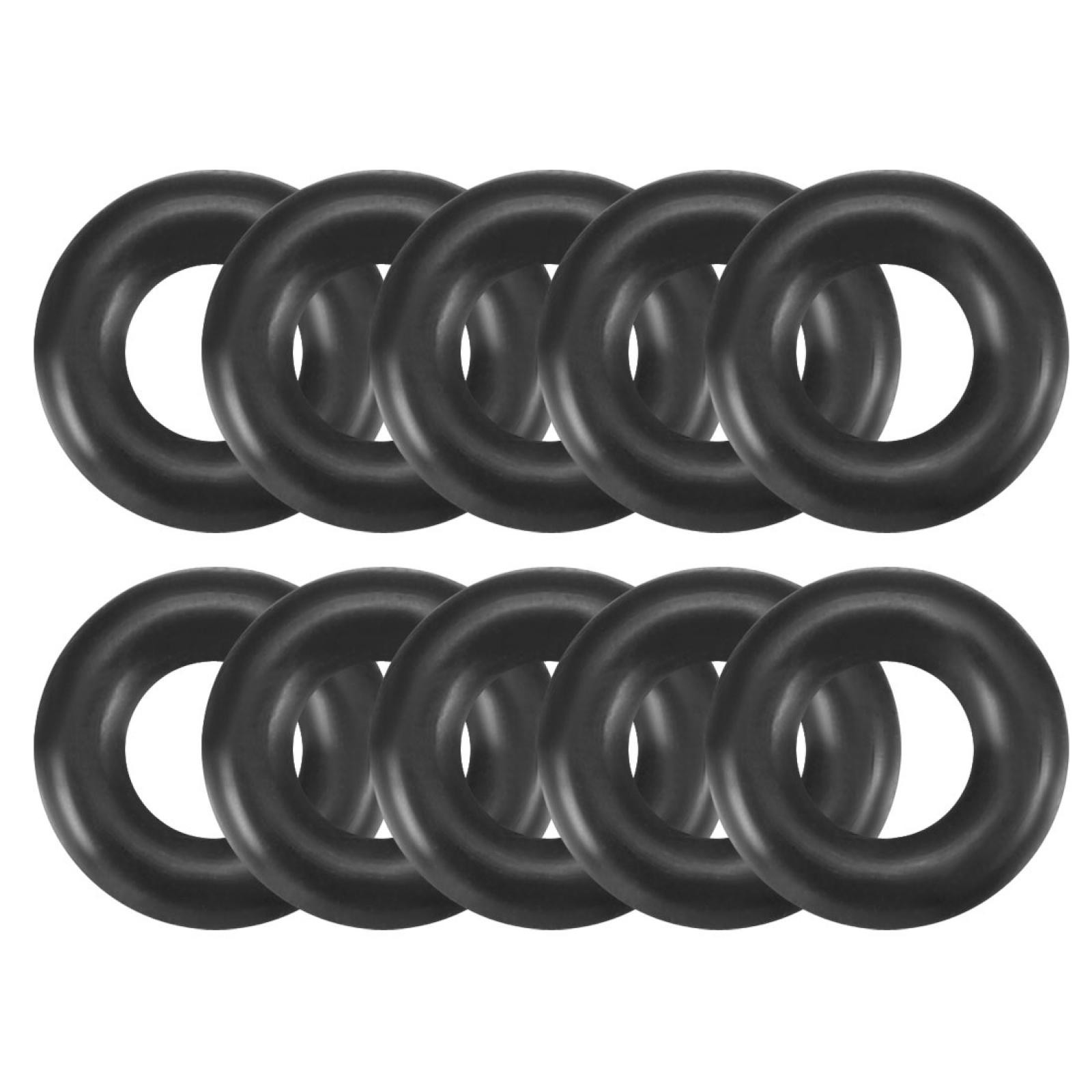 10 Pieces 9mmx2.5mm Rubber O-ring Oil Seal Sealing Ring Gaskets Black
