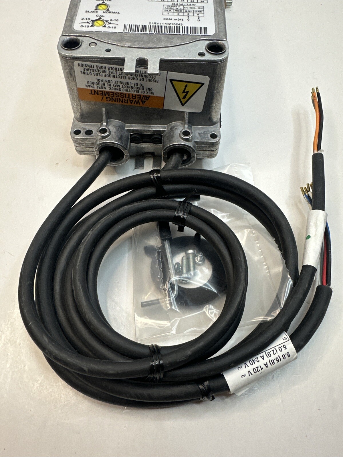 JOHNSON CONTROLS M9220-GGC-3 Actuator 24VAC/VDC 20Nm 177 in/lb Spring Return