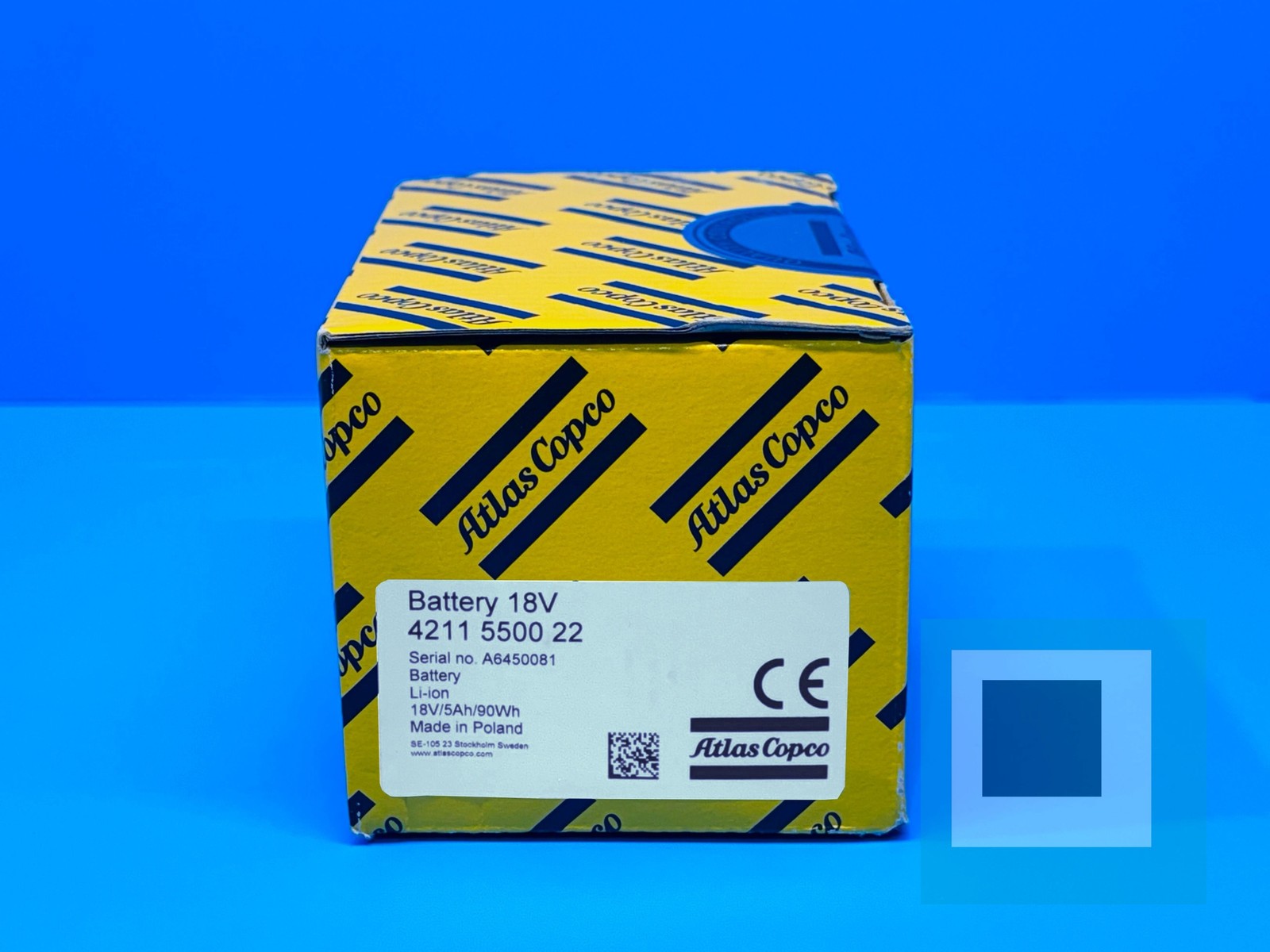 Atlas Copco 4211 5500 22 Battery 18V for Battery Nutrunner – NEW SEALED