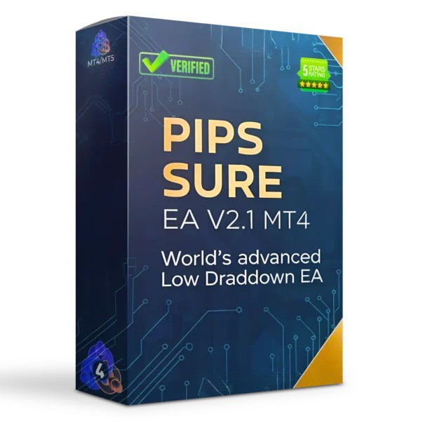 Pips Sure EA MT4 v2.1 with SetFiles (Platform build 1443+) New update 2026