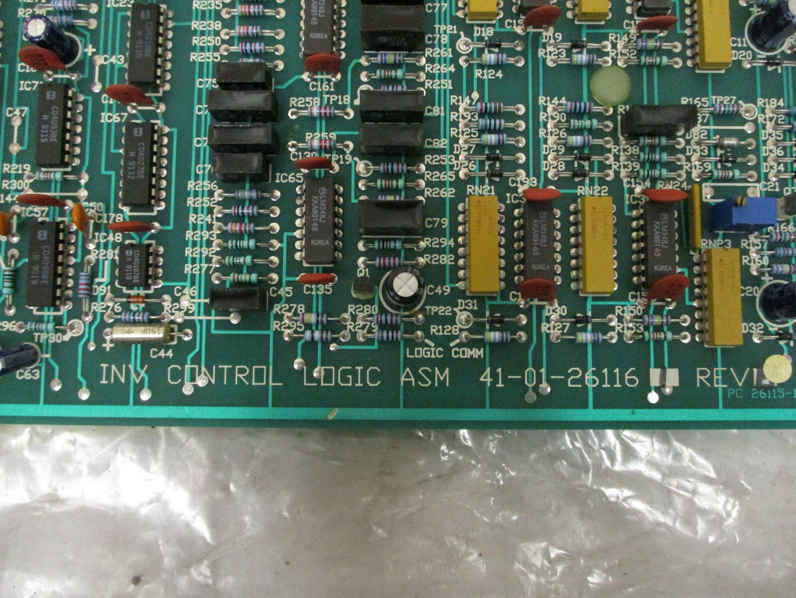 New Cyberex INV Control Logic ASM 41-01-26116 A2182IPL