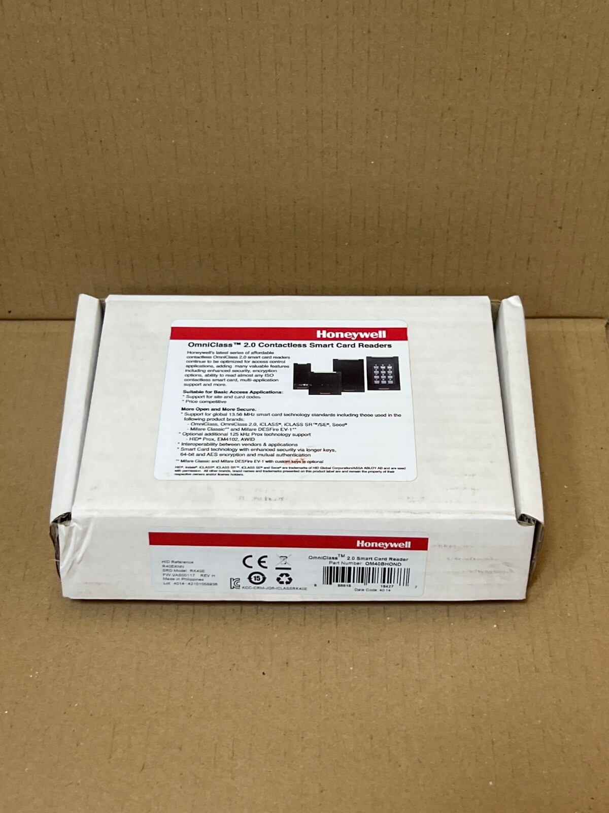HONEYWELL OMNICLASS OM40BHOND Smart Card Reader