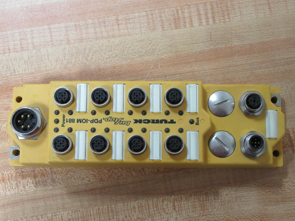 Turck PDP-IOM 881 Bus Stop Network Station PDPIOM881