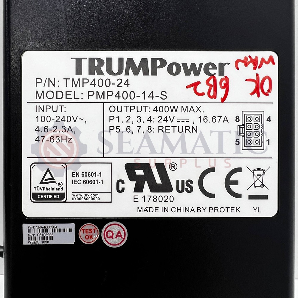 TRUMP POWER TMP400-24 / PMP400-14-S ADAPTOR , V#1097 (TESTED)