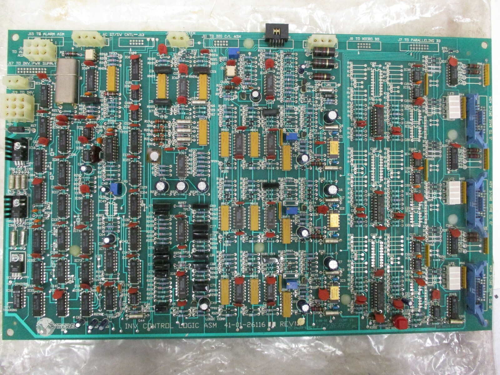 New Cyberex INV Control Logic ASM 41-01-26116 A2182IPL