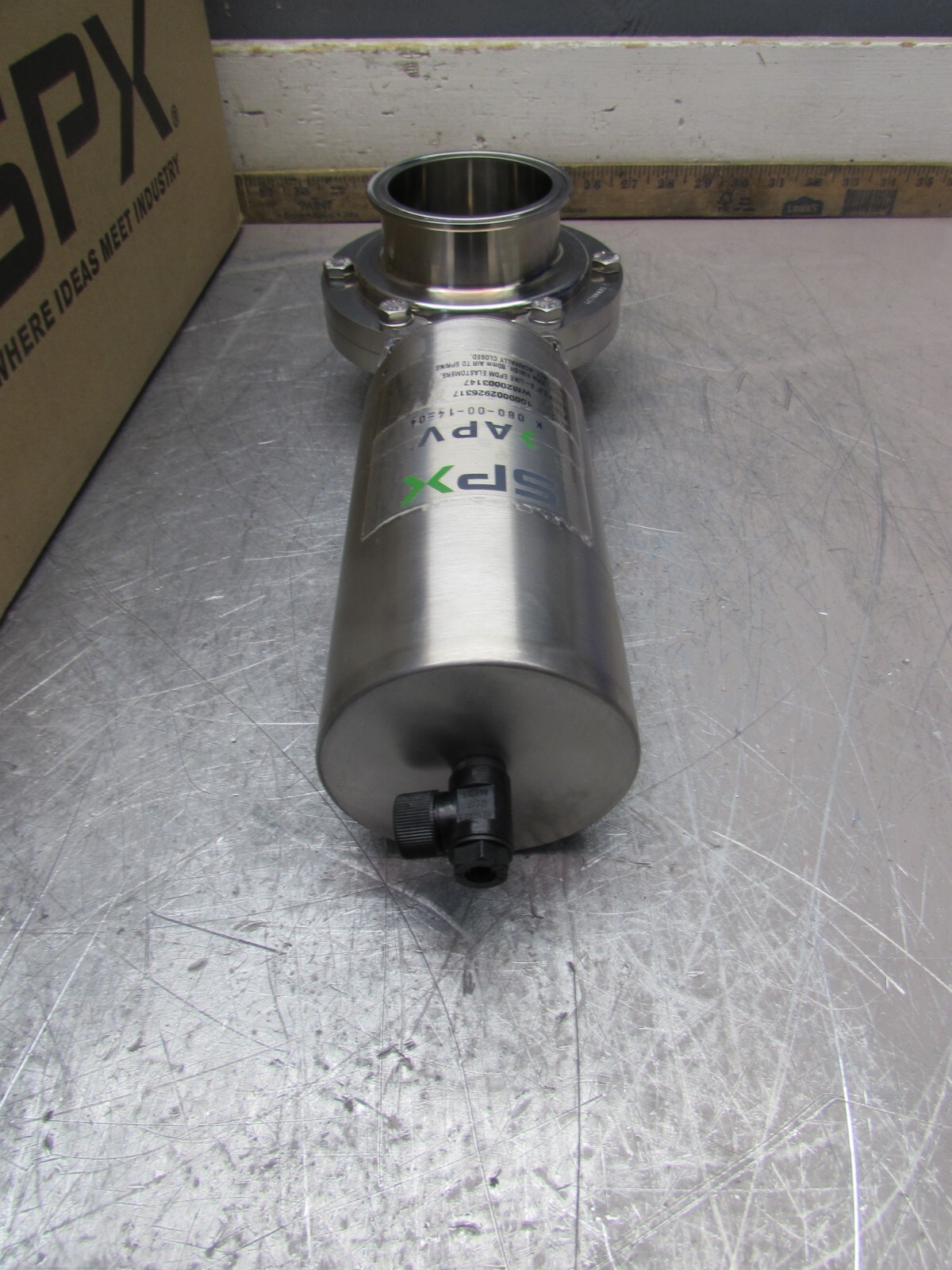 NEW! SPX WM20003147, 3″ ,Stl SS BUTTERFLY SANITARY VALVE, 200BVP, S-LINE, NIB!