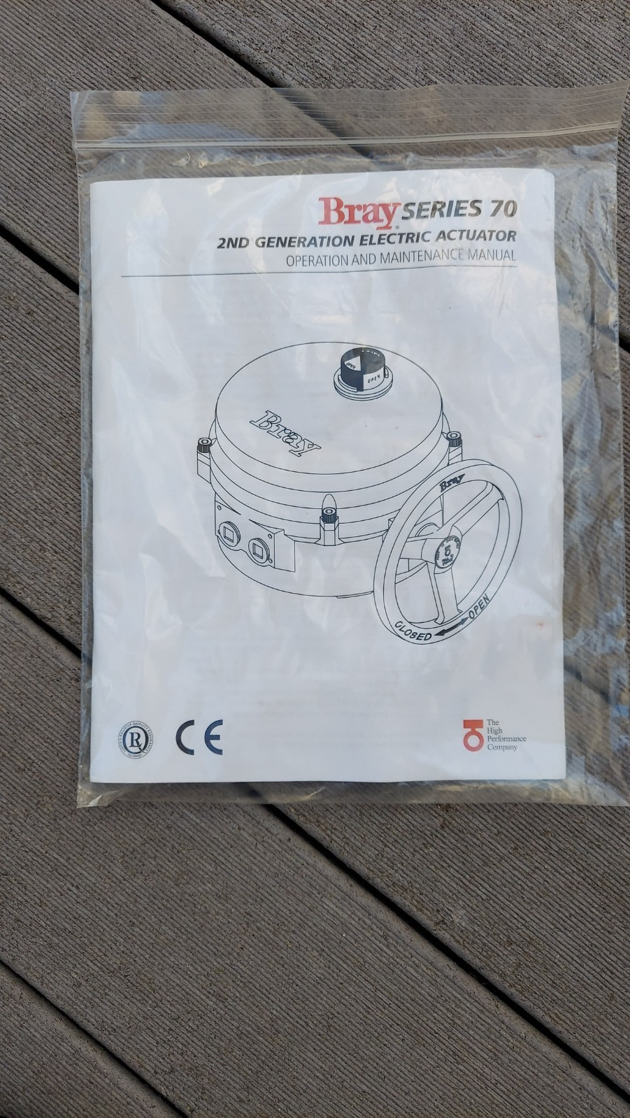 New Bray 70-0061-113D0-536K 2-Position Actuator