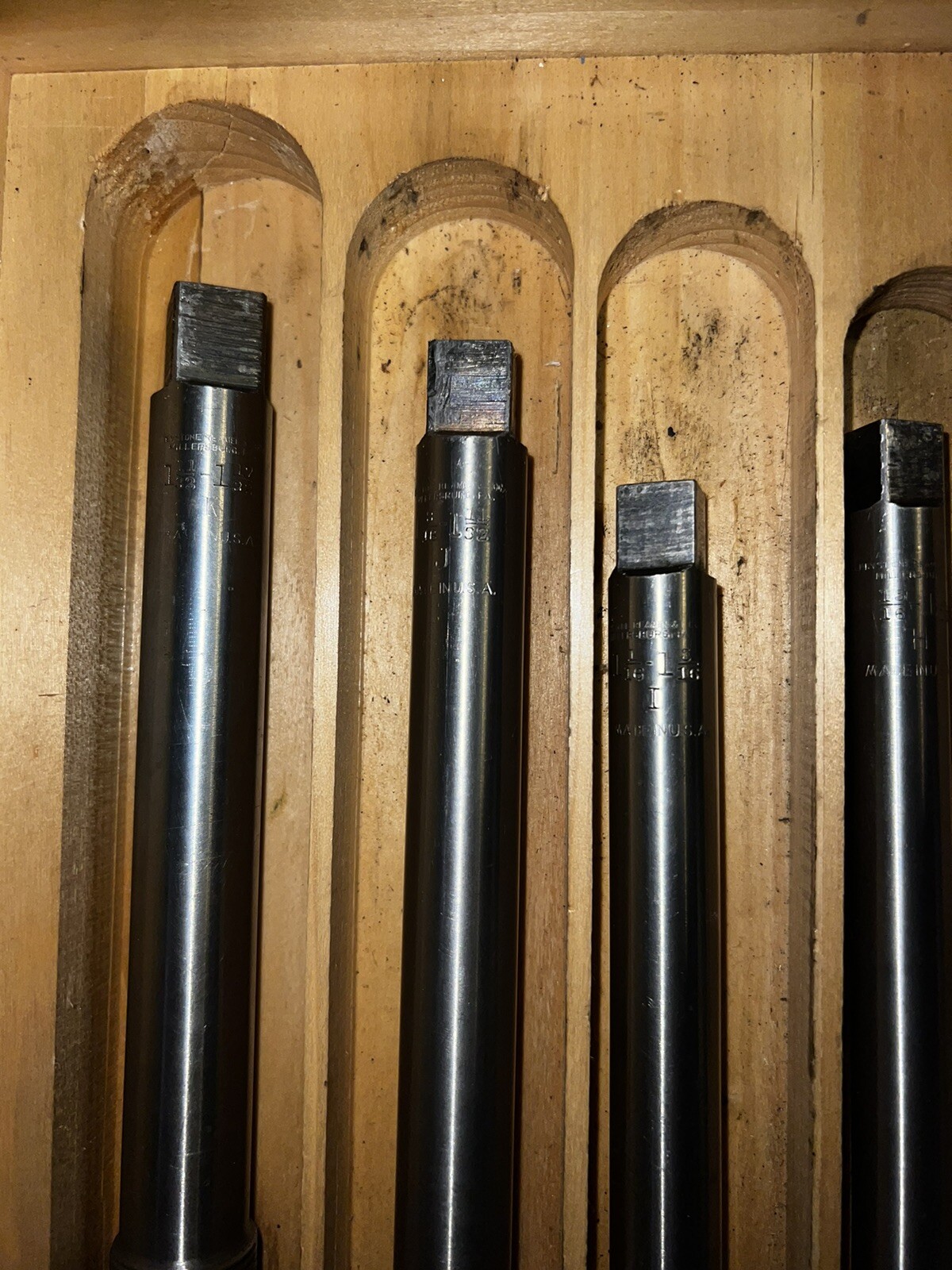 Machinist RARE Vintage Keystone Reamer & T. Co. Reamer Set K -B Wooden Case 10pc