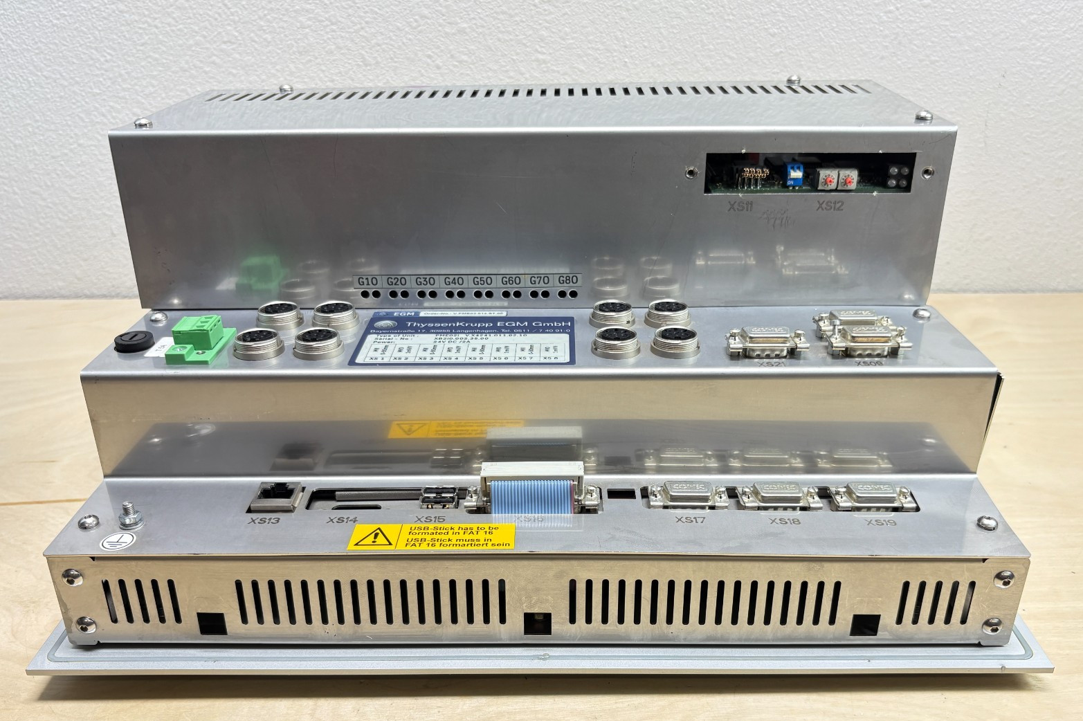 ThyssenKrupp EGM PME02i V.X4241.011.92.10 HMI Display Unit