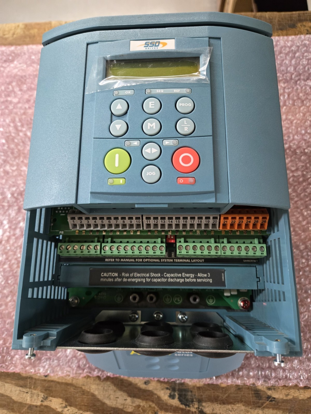 PARKER/EUROTHERM/SSD Drive 690+0001/460/1BS 1 HP, 460 V, SYSTEM OPTION BOARD