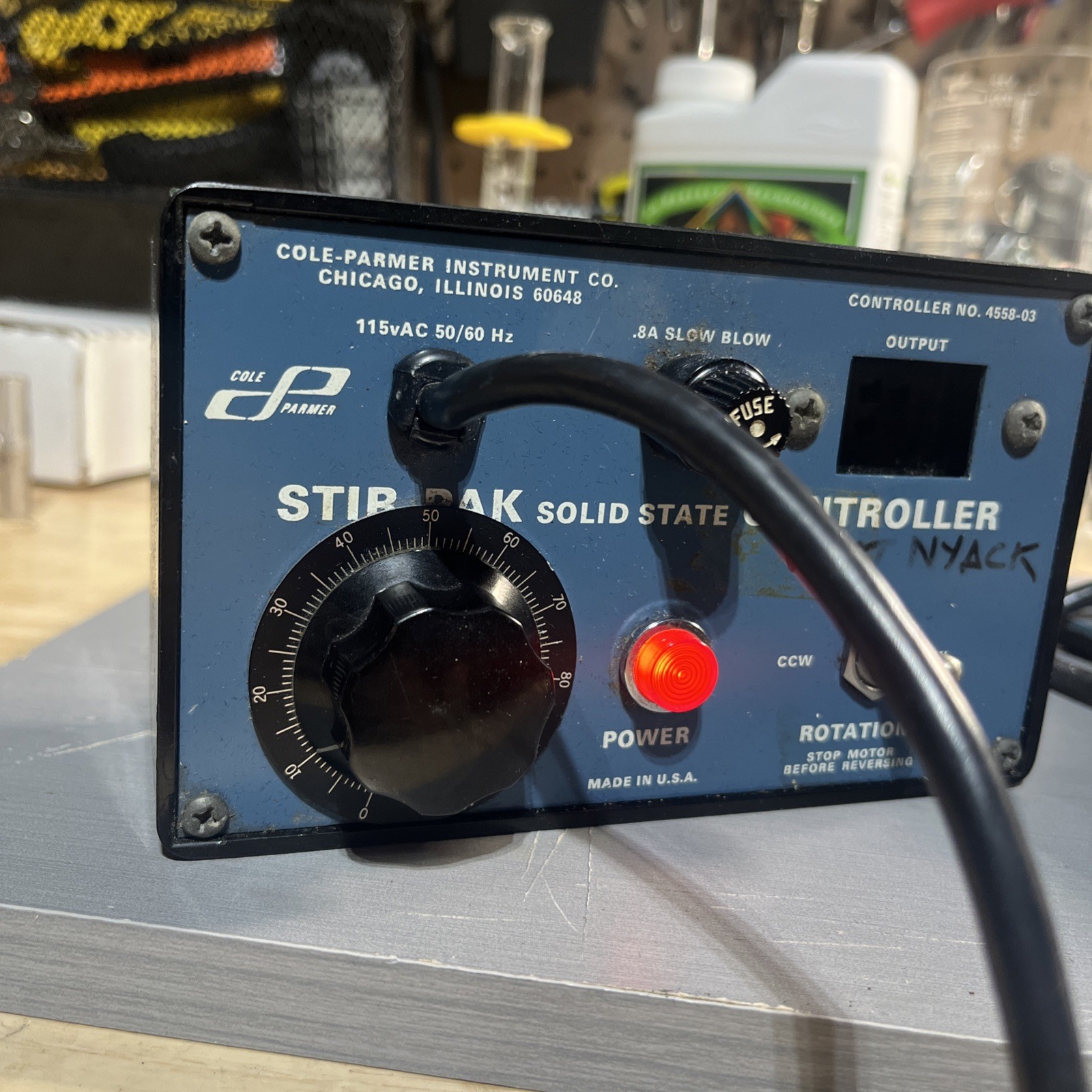 STIR-PAK SPEED CONTROLLER MODEL 4553-03