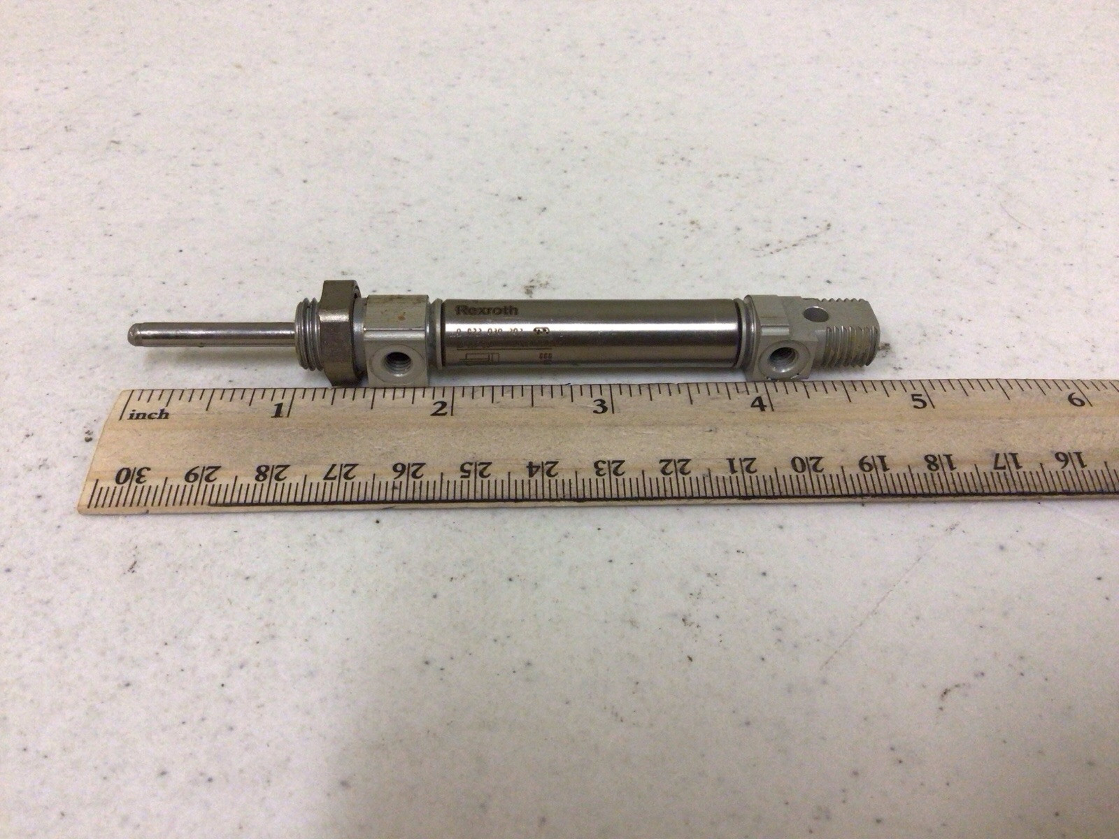 BOSCH REXROTH 08222030202 ROUND CYLINDER MAX 10 BAR, FREE SHIPPING