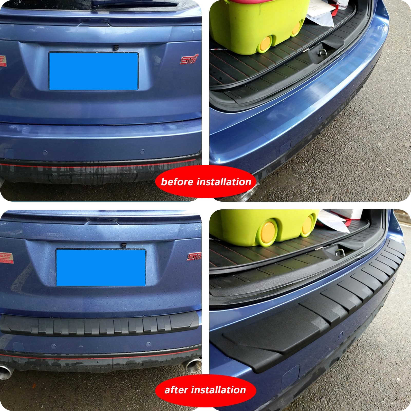 Rear Bumper Protector Guard for Subaru Forester 2019-2024 Scratch Resistant