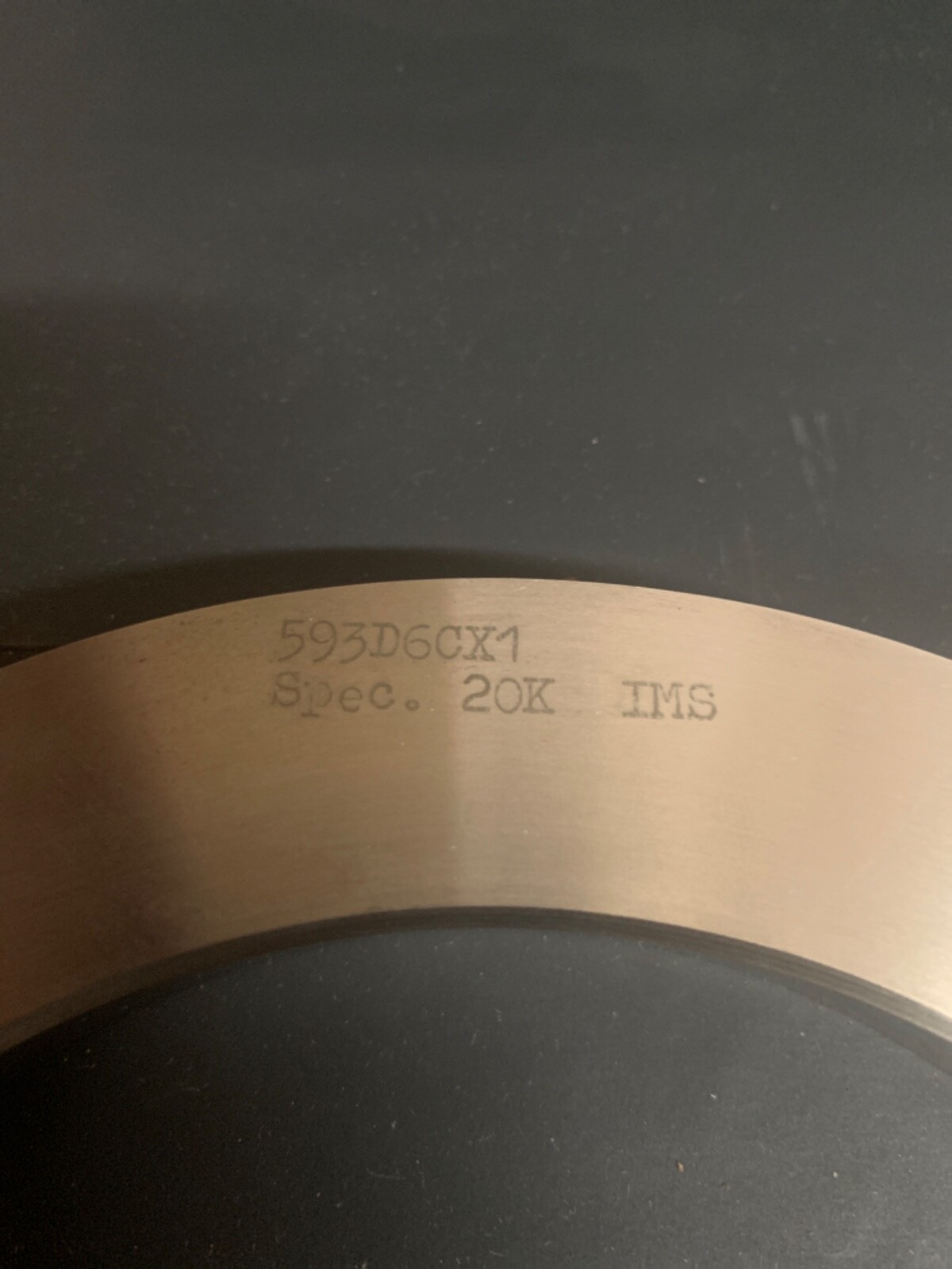 INGERSOLL 593D6CX1 CASTING RING SPEC. 20K IMS