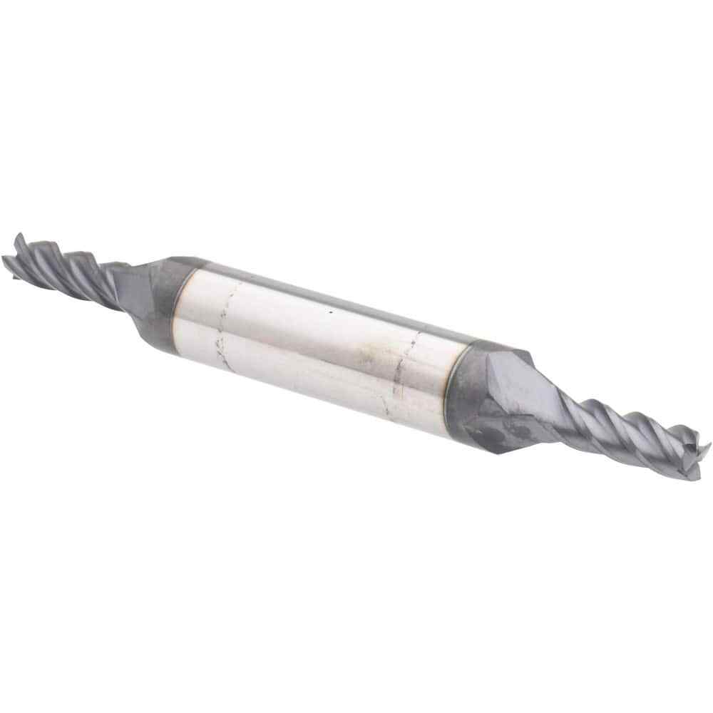 Accupro 12185121 Square End Mill: 3/16″ Dia, 1/2″ LOC, 3/8″ Shank, 3″ OAL