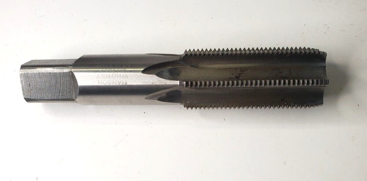 HANSON WHITNEY STRAIGHT PLUG TAP 37517 6 FLUTE RH 1-1/4″ 12NF 5-7/8″ L