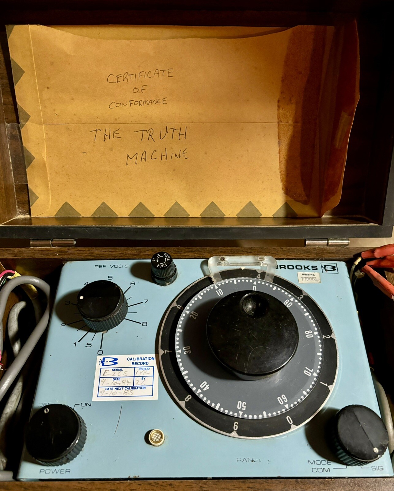 BROOKS INSTRUMENT DIVISION 7790B1 Signal Converter Calibrator In Case