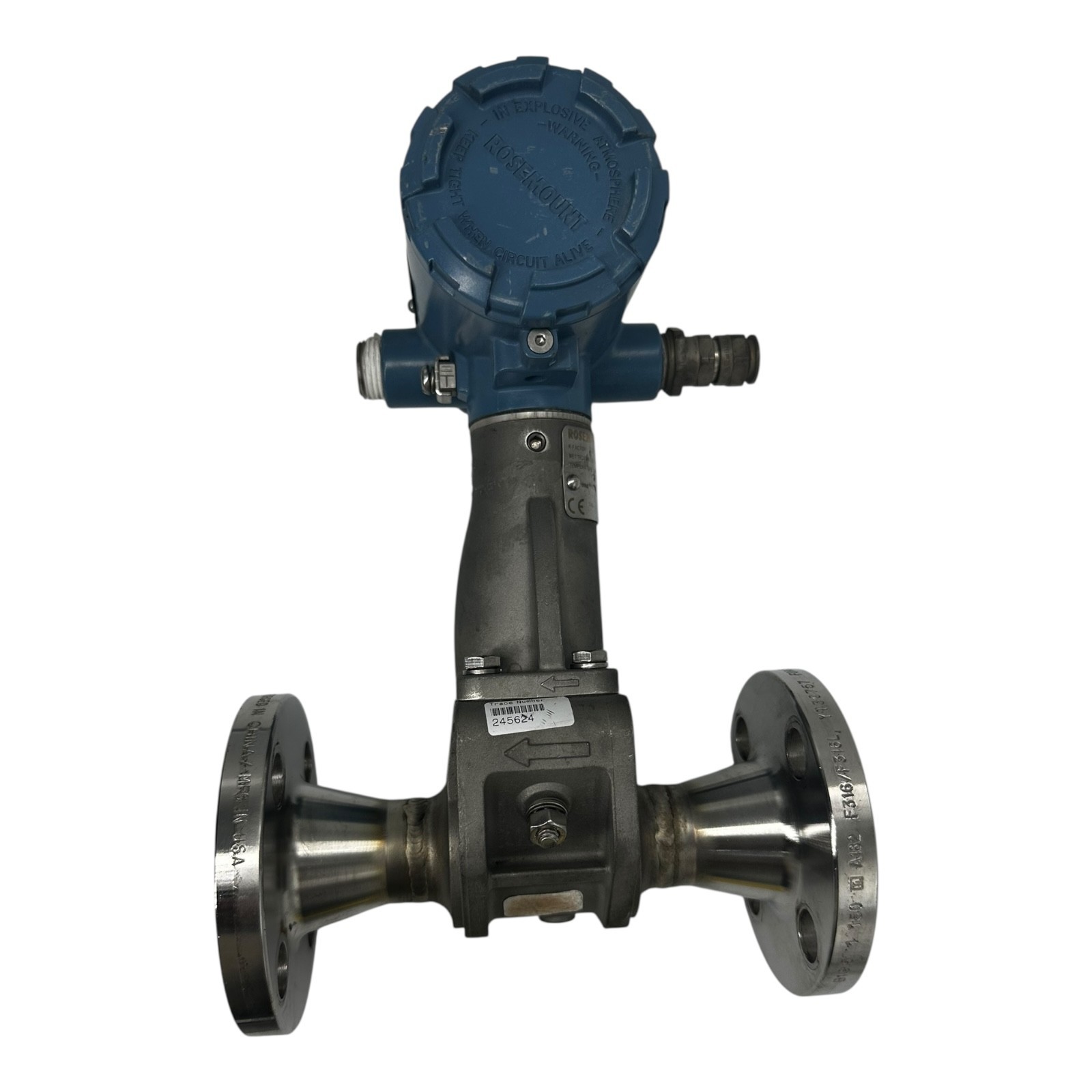 Rosemount 8800DF010SA1N1D1E1Q8PDYG Vortex Flow Meter Flange