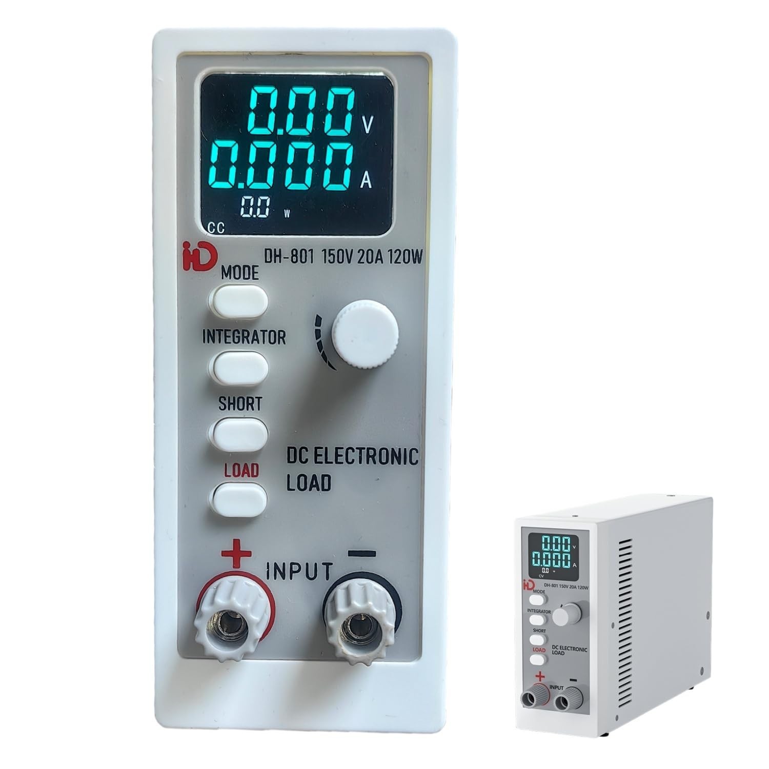 DC Electronic Load 120W, 0~150V, 0~20A, 0.1~999.9 ohm,Support CC(Constant Curre