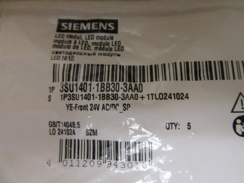 Siemens 3SU1401-1BB30-3AA0 Lamp Module (Pack of 3)
