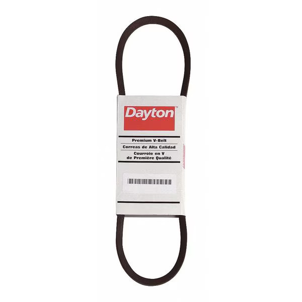 Dayton 3V560 Wedge V-Belt, 56 in Outside Length, 3/8 in Top Width, 5/16″