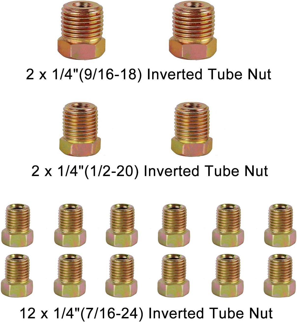 Brake Line Kit 25 Ft 1/4″ – Upgraded Zinc-Coated Flexible Brake Tubing Roll with