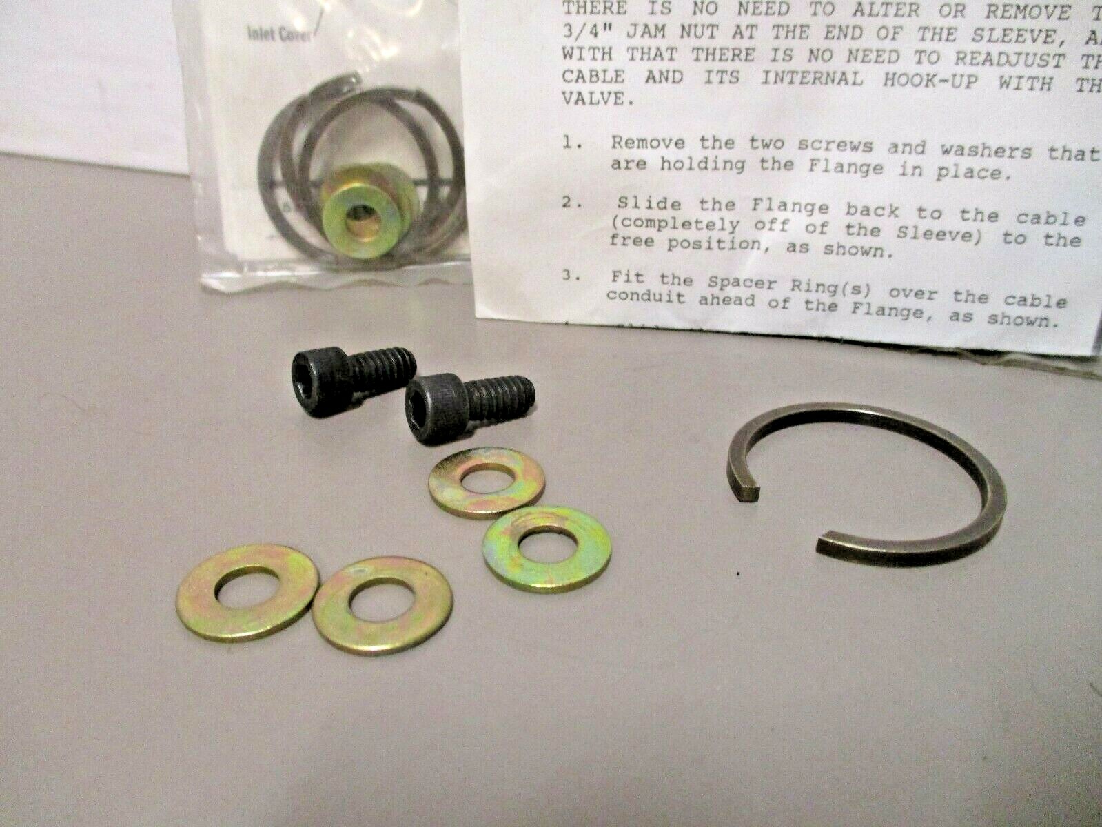 Morse Controls A305741 Remote Valve Control Spacer Kit Parts for Gresen V20