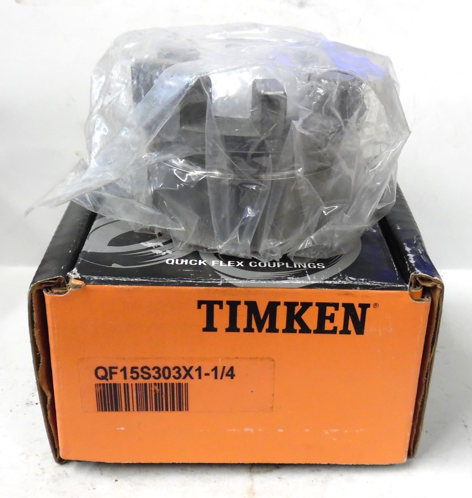 TIMKEN QF-15-S303 X 1 1/4 JAW COUPLING HUB, SIZE 15, 1.2500″ BORE, 2.5500″ OD