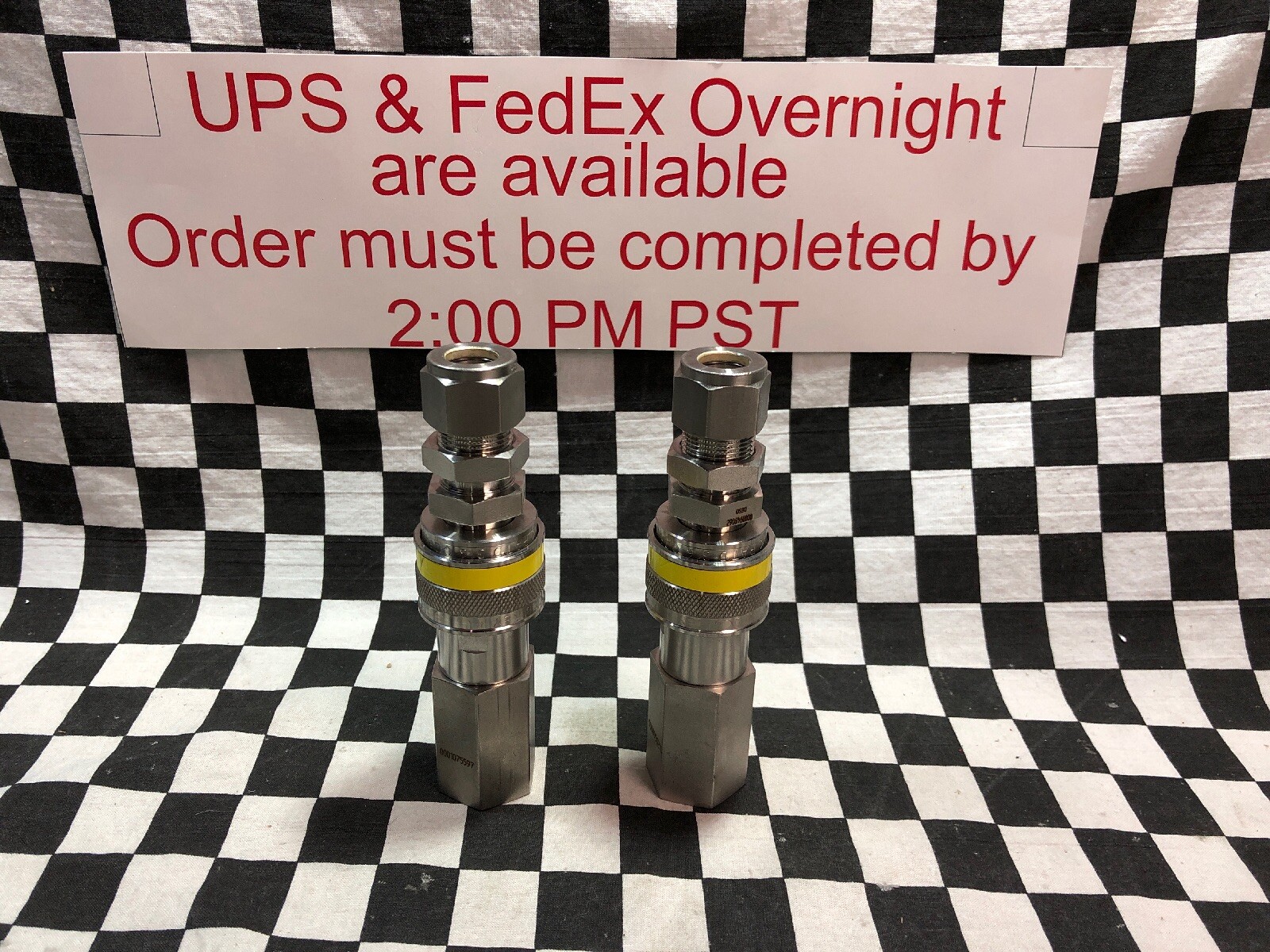 Swagelok SS-QC8-B-8PFK4 & SS-QC8-B1-810K4, Quick Connect, 2 Set Key Yellow#118K6