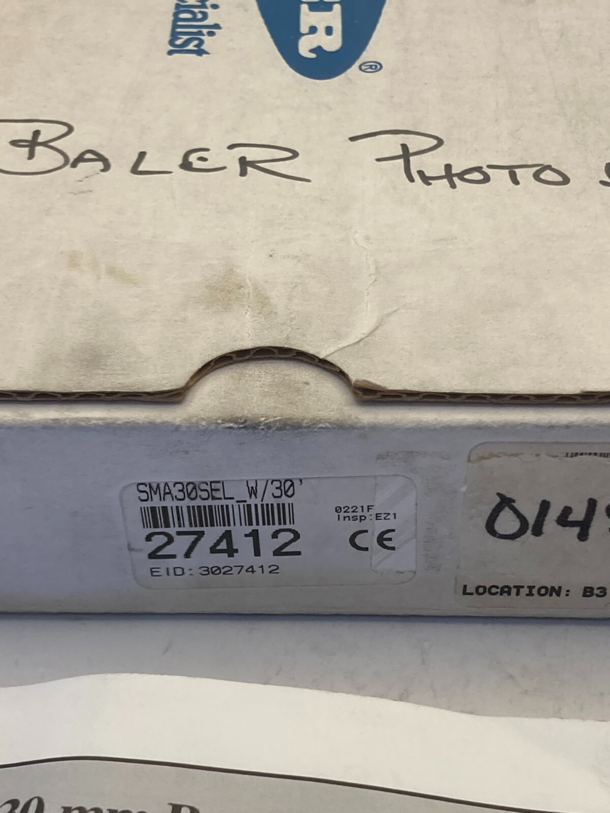 BANNER SMA30SEL (27412) BARREL SENSOR 12-240VAC 50/60HZ 10/30VDC NIB