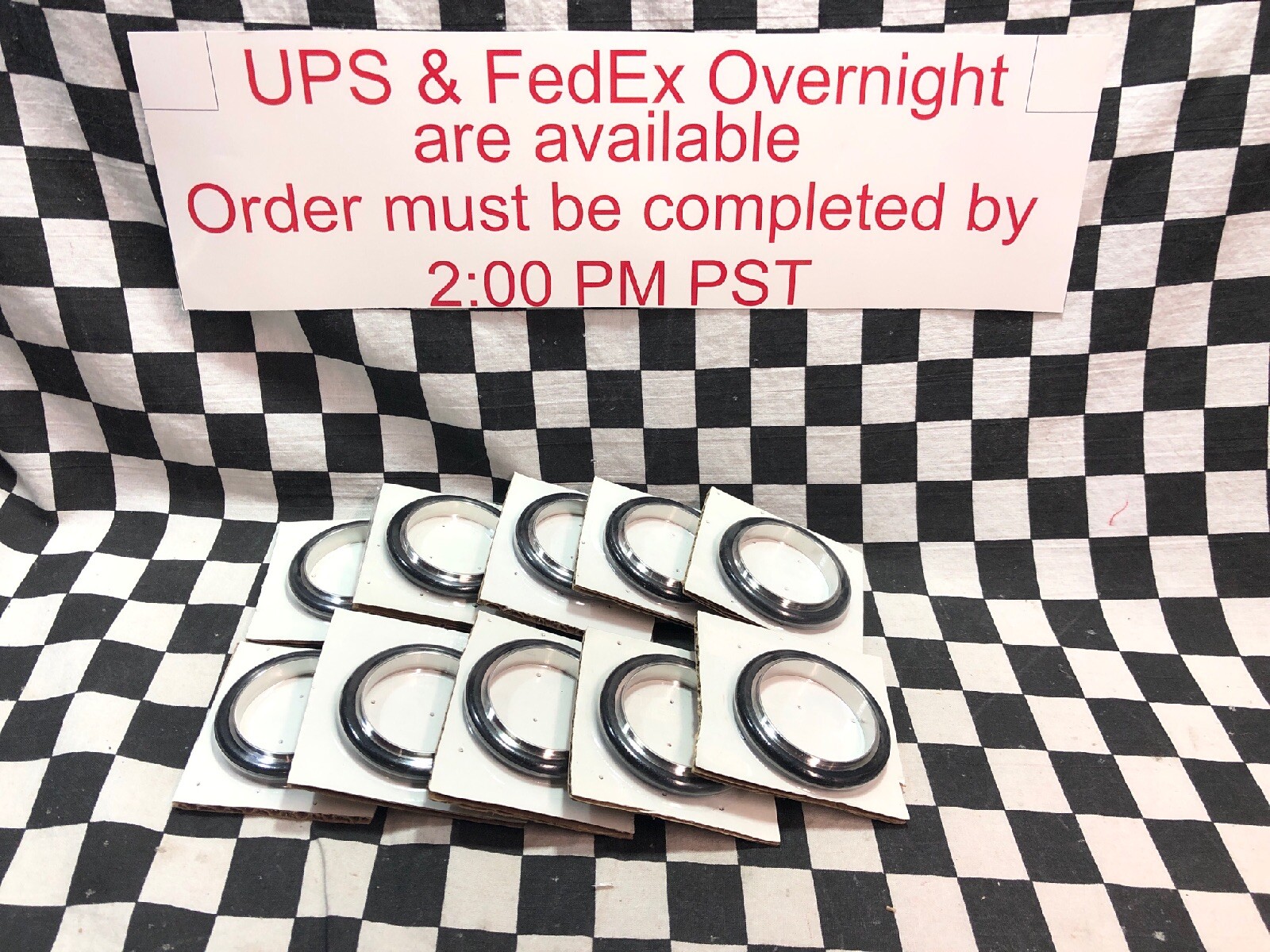 LOT OF 10 KURT J LESKER Centering Ring, QF40-150-SRB, SHIPSAMEDAY#122A1