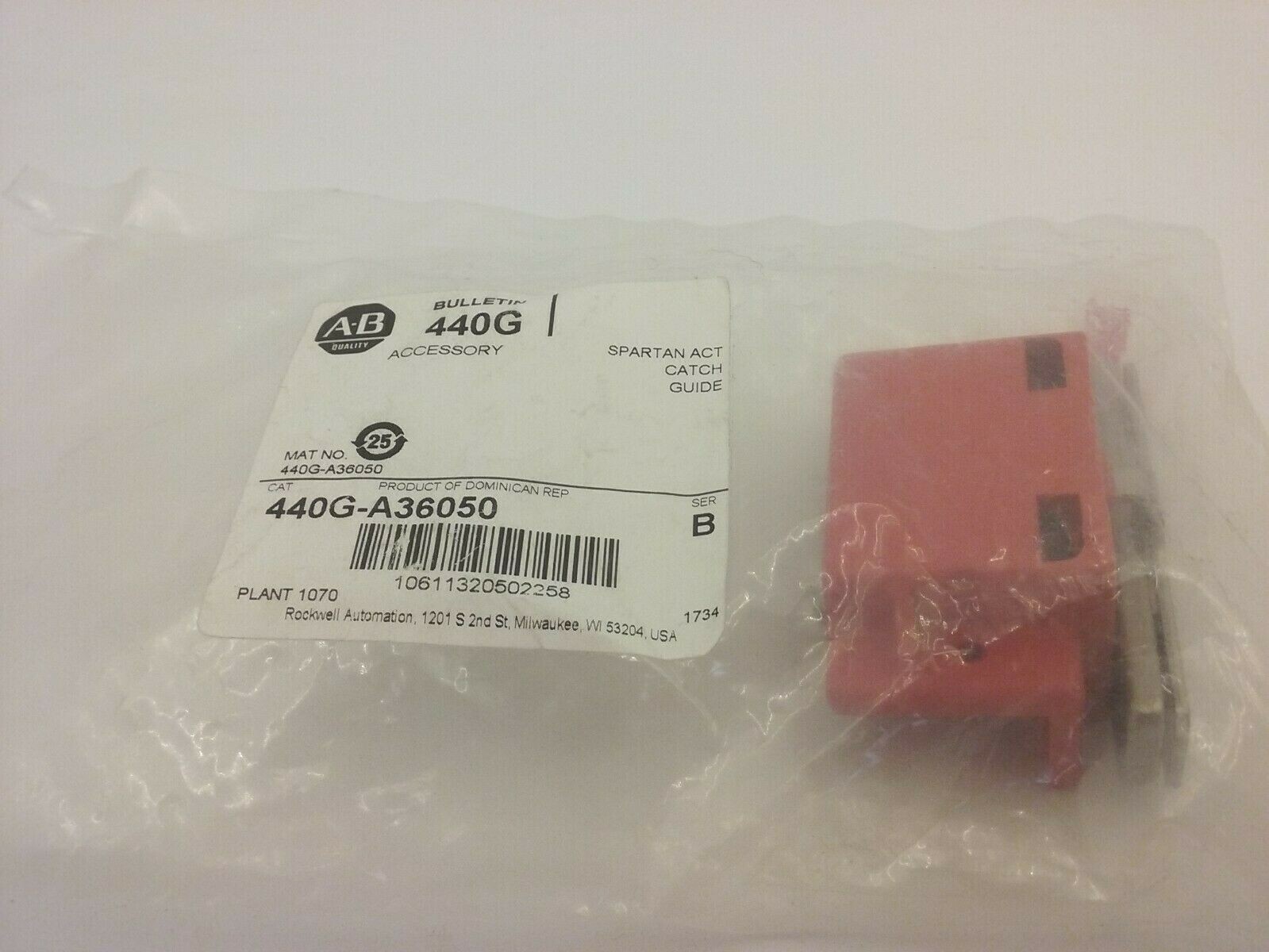 ALLEN BRADLEY 440G-A36050 SPARTAN ACTUATOR CATCH GUIDE SERIES B NIB