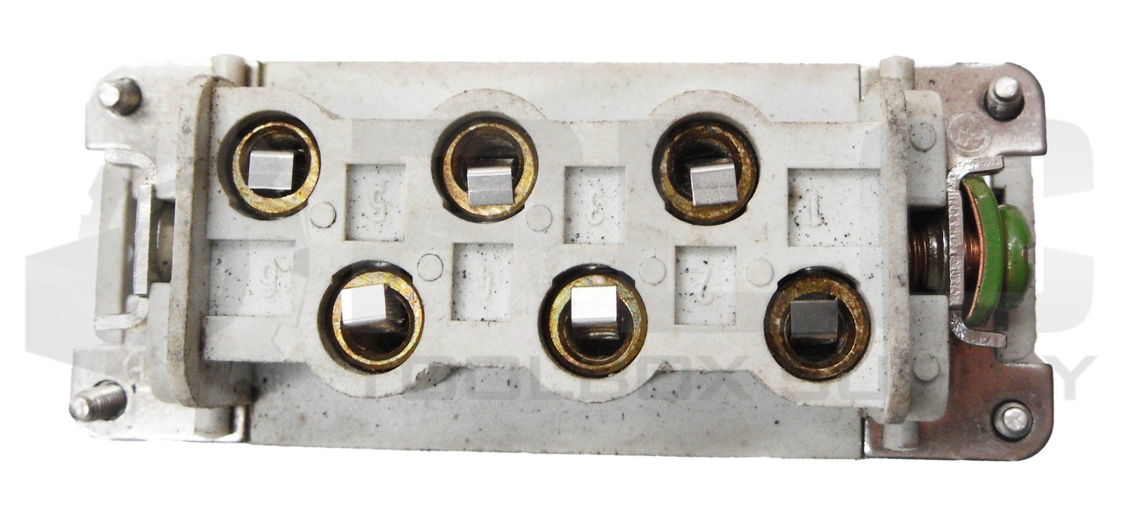LOT OF 4 THOMAS & BETTS 57696 MALE CONNECTOR INSERT 600V 35A