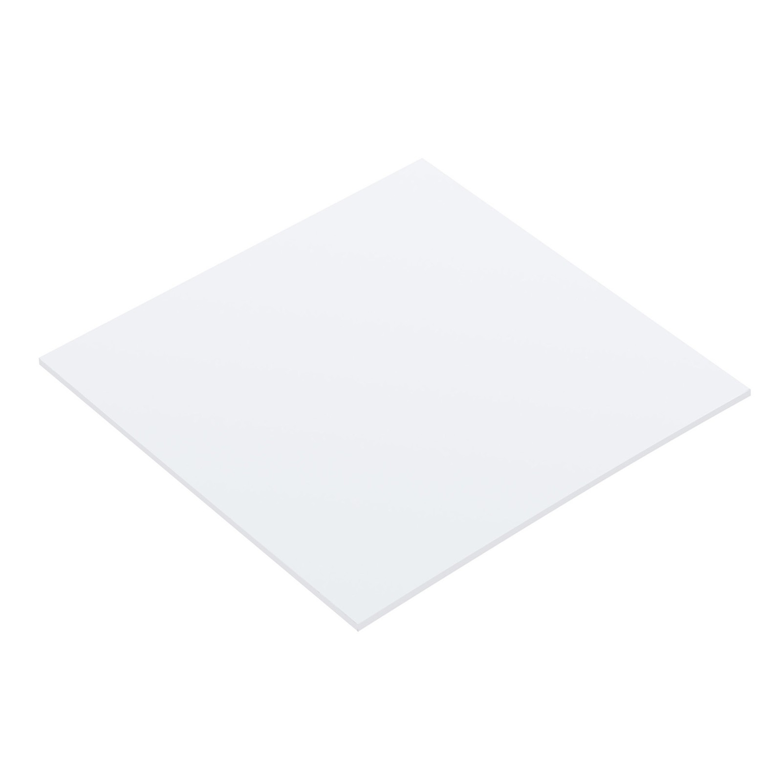 UHMW Sheet Molecular Weight Polyethylene Hard Plastic Board 10″x10″x0.08″ White
