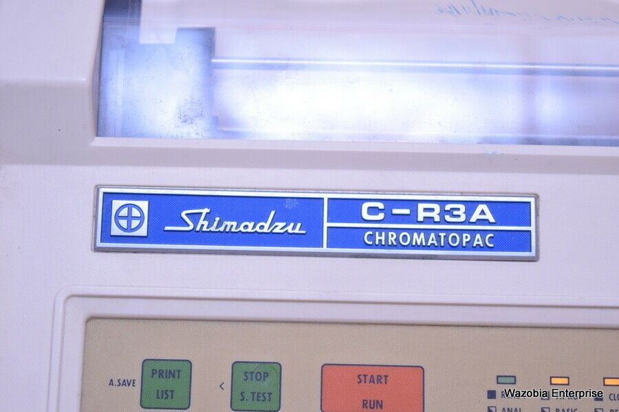 SHIMADZU MODEL C-R3A CHROMATOPAC CHROMOTOGRAPHY DATA PROCESSOR