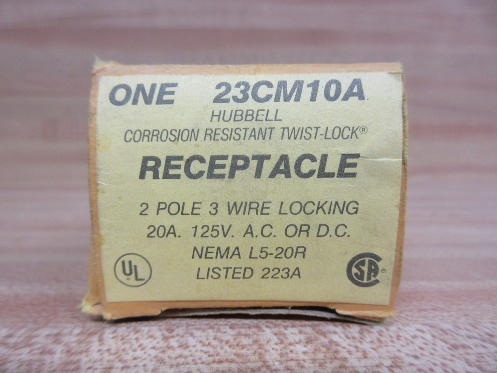 Hubbell 23CM10A Receptacle