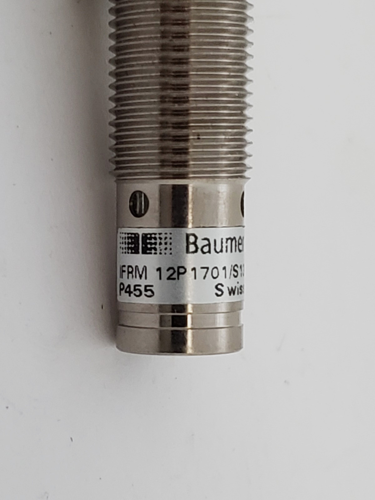 BAUMER IFRM 12P1701/S13L INDUCTIVE PROXIMTITY SENSOR PNP N.O. 10-30 VDC NNB