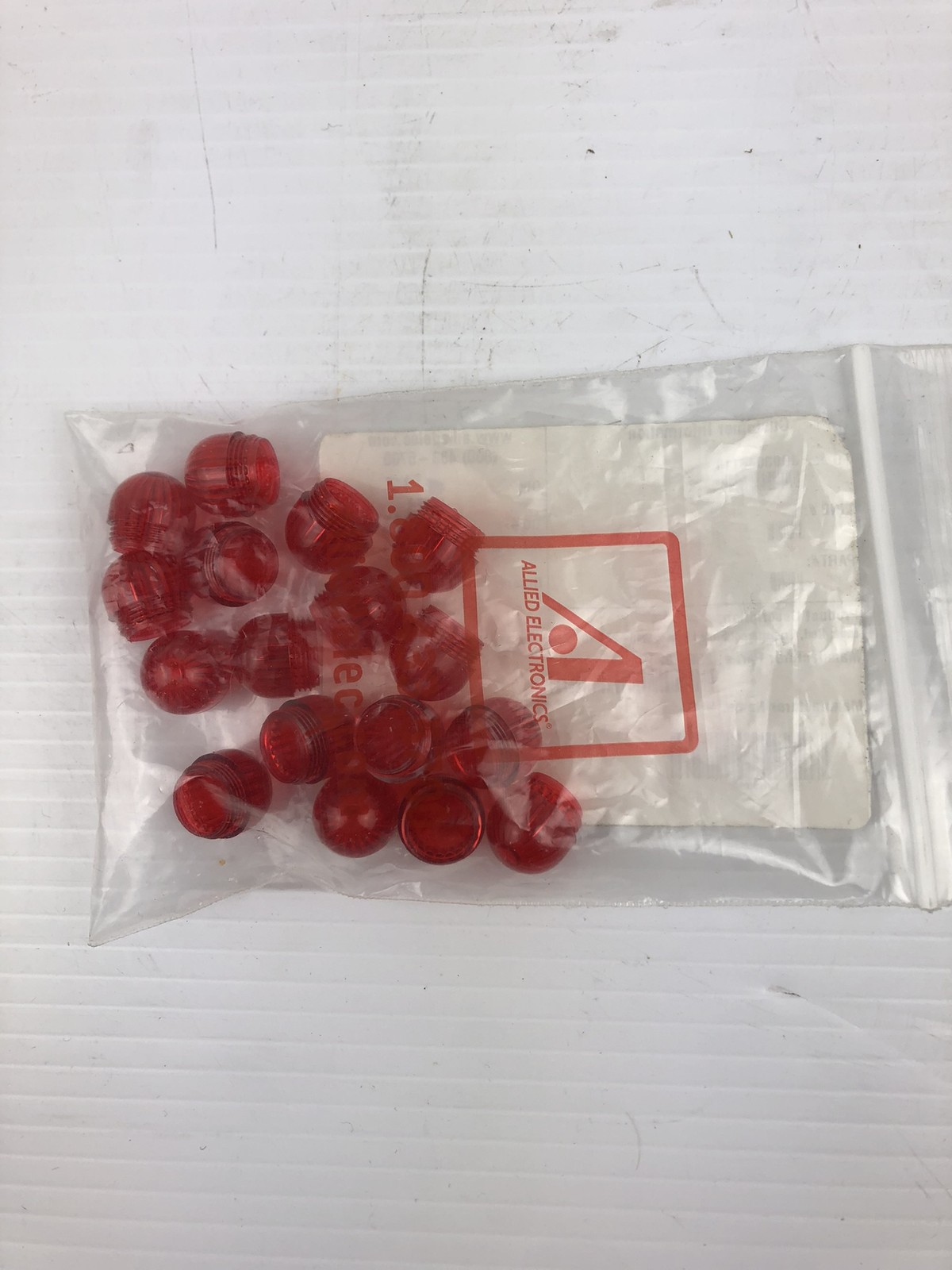 Chicago Miniature Red Lens 25P-326R Fluted Dome 9/16-27 (Lot of 17)