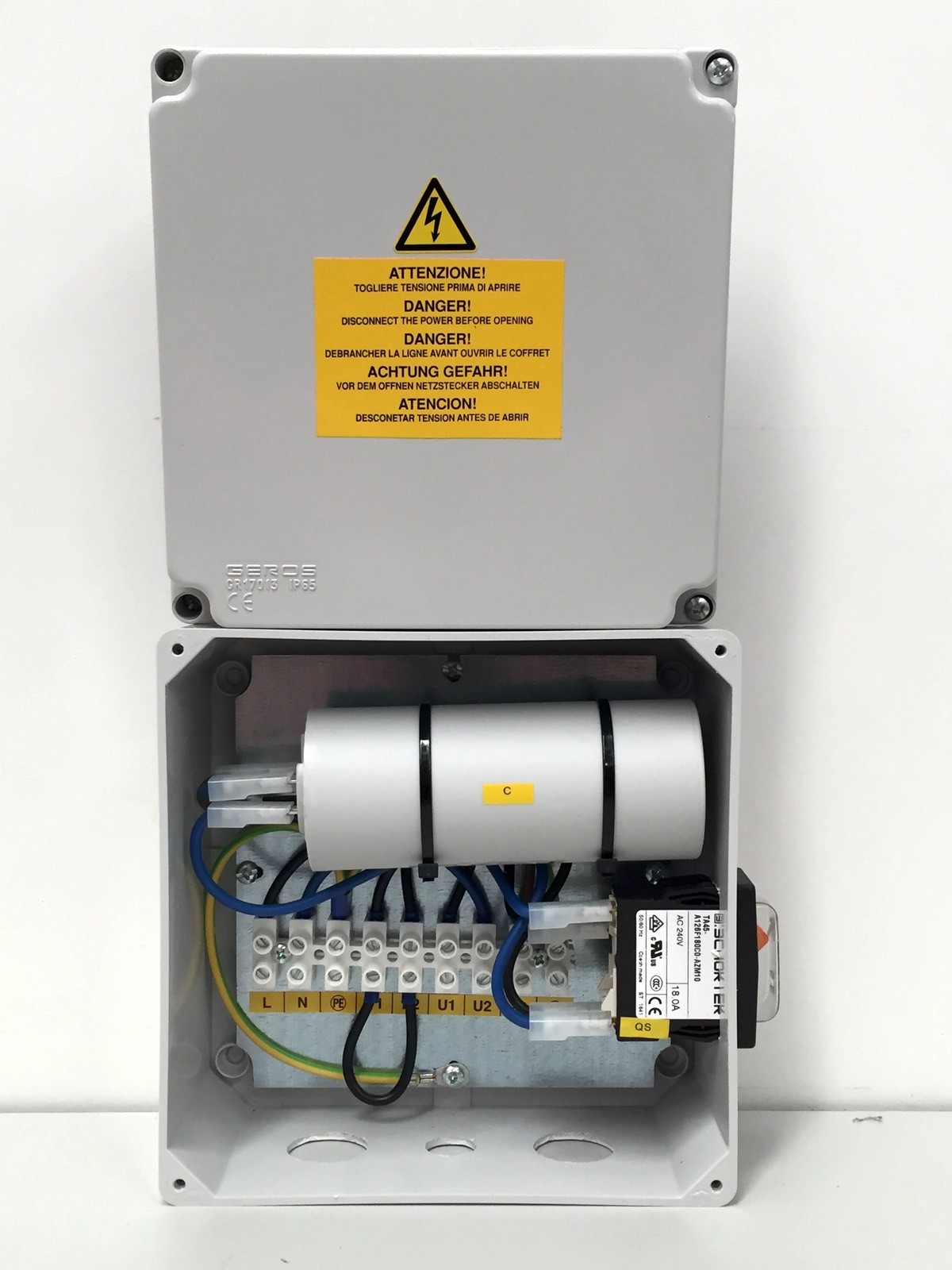 LOWARA QPC/22 Quadro Pump Control Box 220-230V 1~50Hz 16A 70M IP54 for Borehole