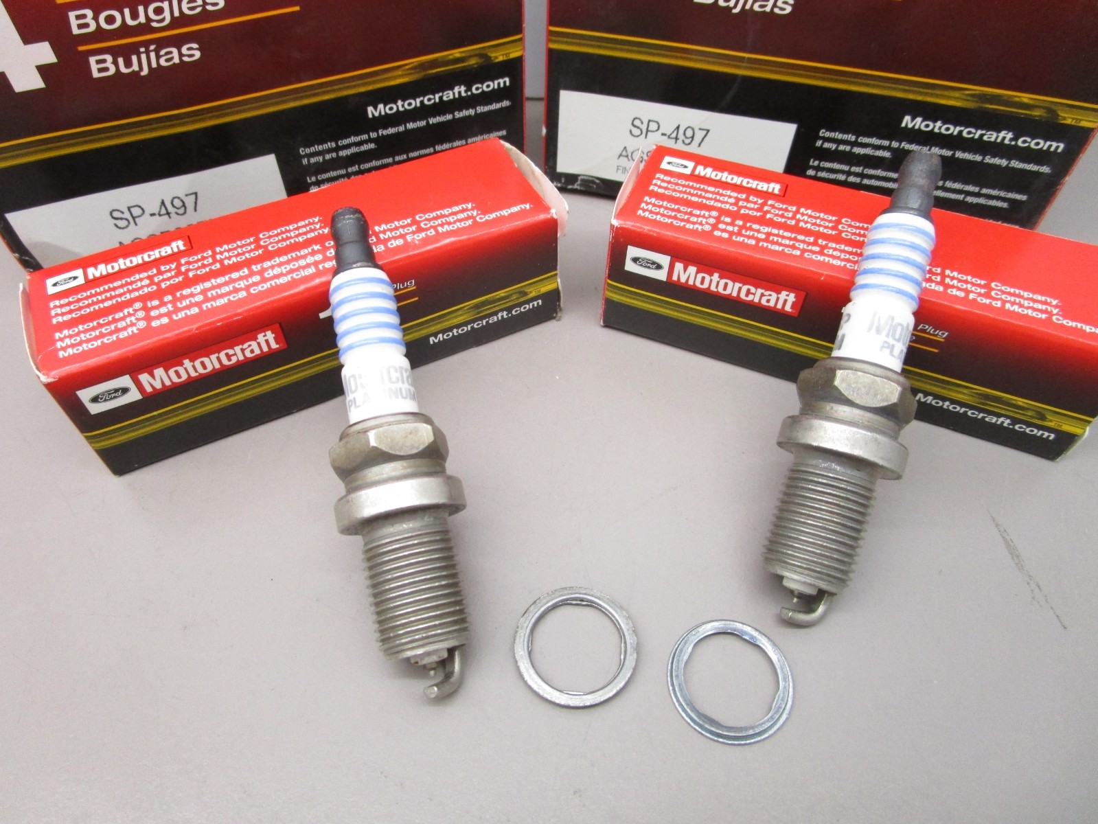 x10 Ford Motorcraft AGSP32FM Finewire Spark Plug SP-497