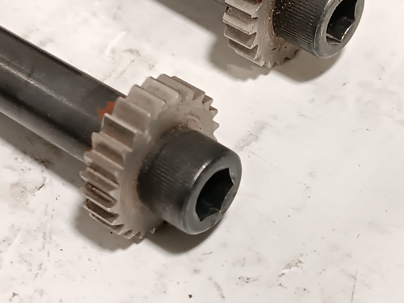 DTP 40 pusher rods for packaging machine, lot of 10steel shafts as shown