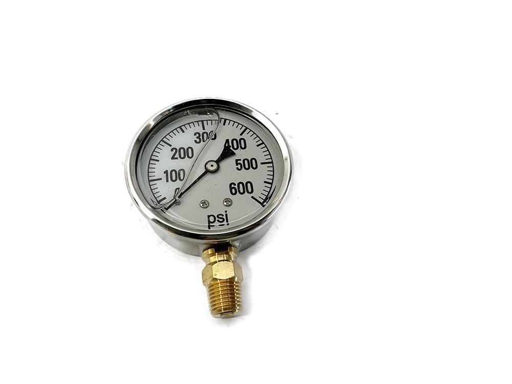 2141GXB600 600 PSI Bottom Mount 2-1/2″ SS Pressure Gauge NEW FREE FAST SHIP