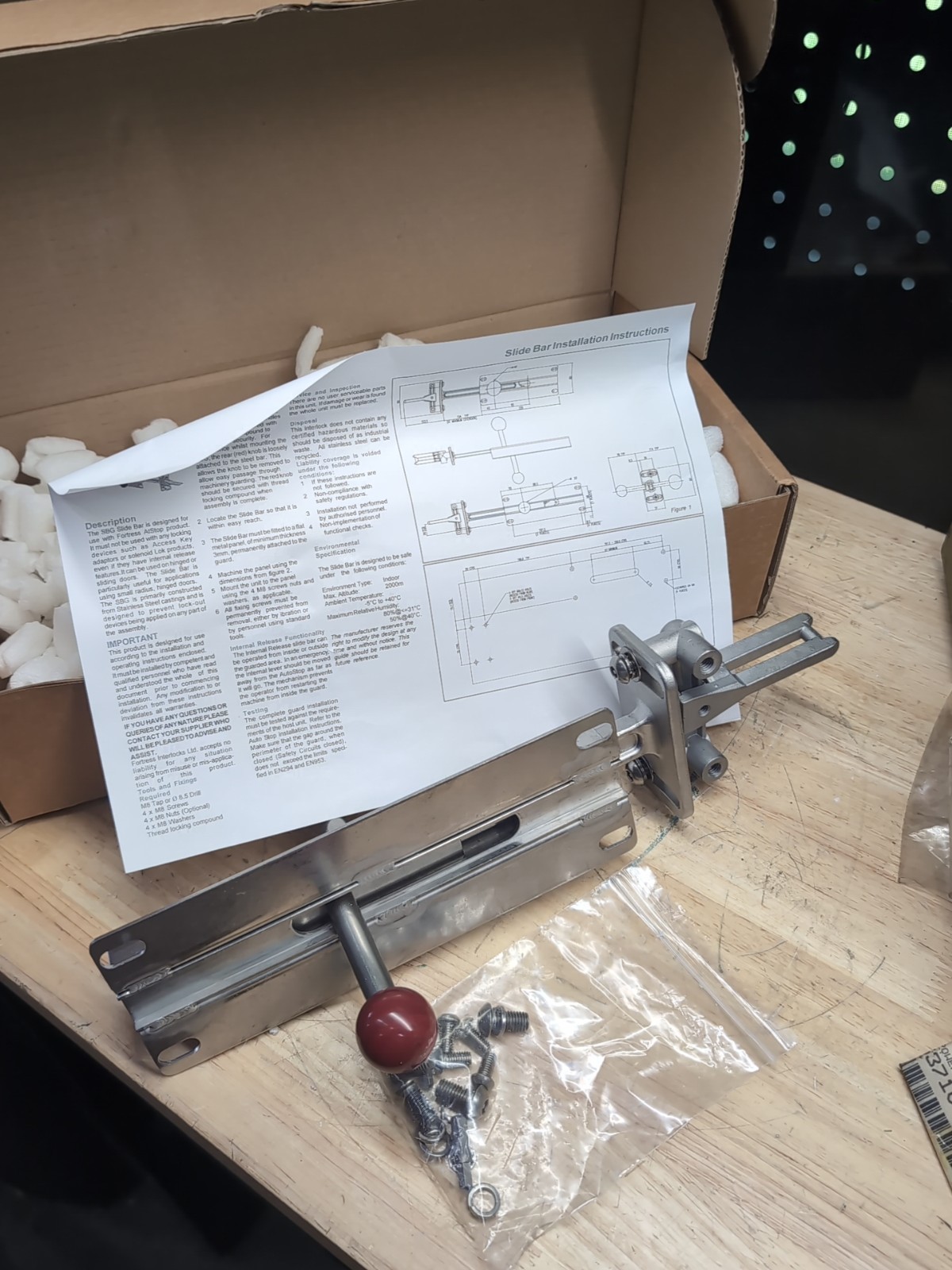 FORTRESS INTERLOCKS ITM-00038811 SBG PRO SLIDEBAR TG2, Nos Surplus